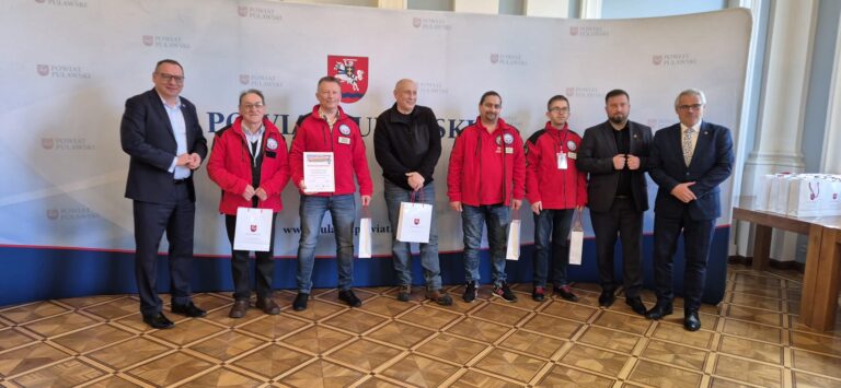 Podziękowanie za zabezpieczenie łączności